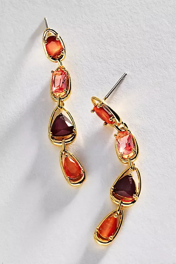 Crystal Drop Earrings by Anthropologie