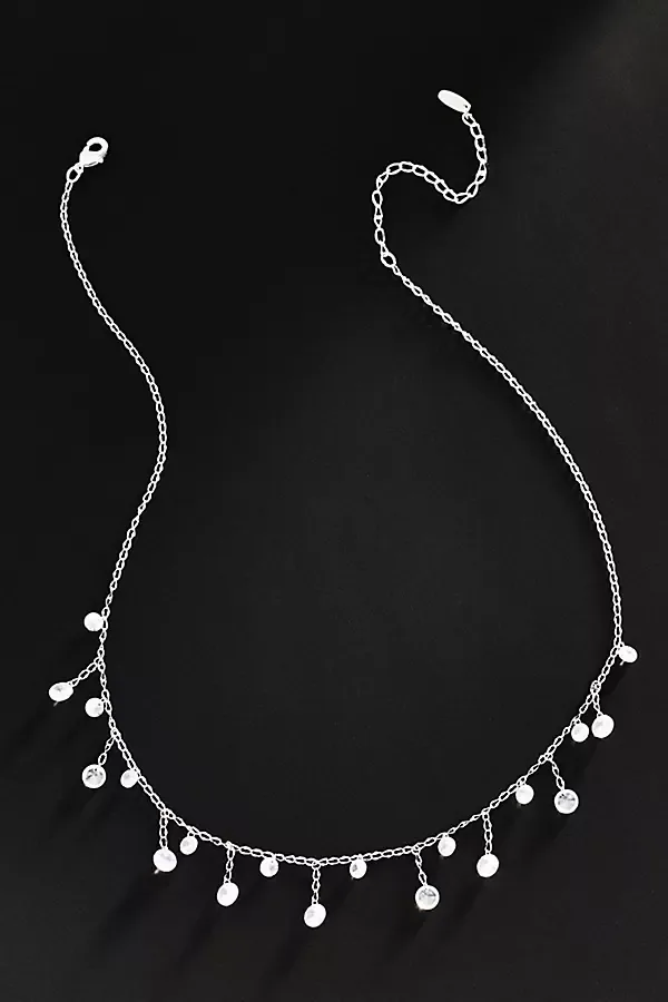 Demi Fine Drippy Crystal Necklace by Anthropologie