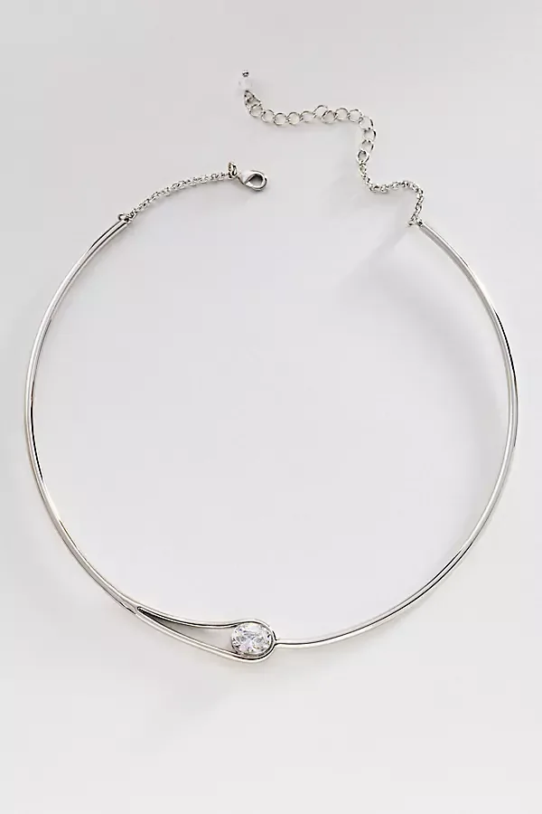 Crystal Loop Collar Necklace