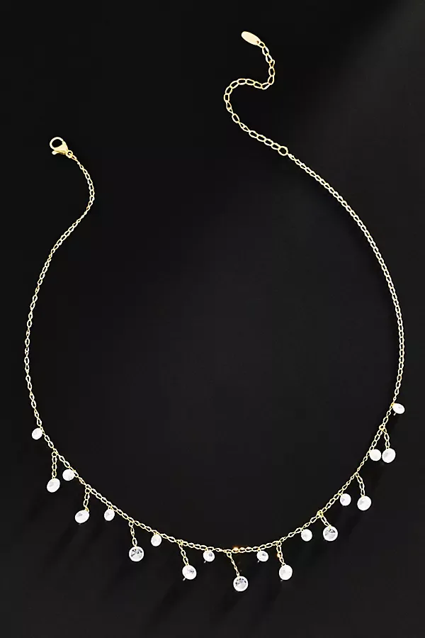 Demi Fine Drippy Crystal Necklace