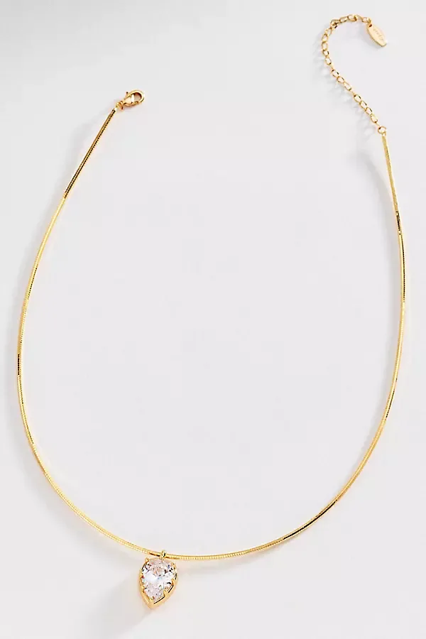 Crystal Pendant Collar Necklace
