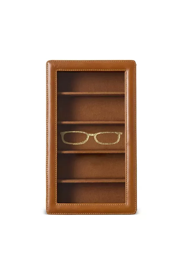 Vercelli Full-Grain Leather Eyewear Organizer Case by Anthropologie