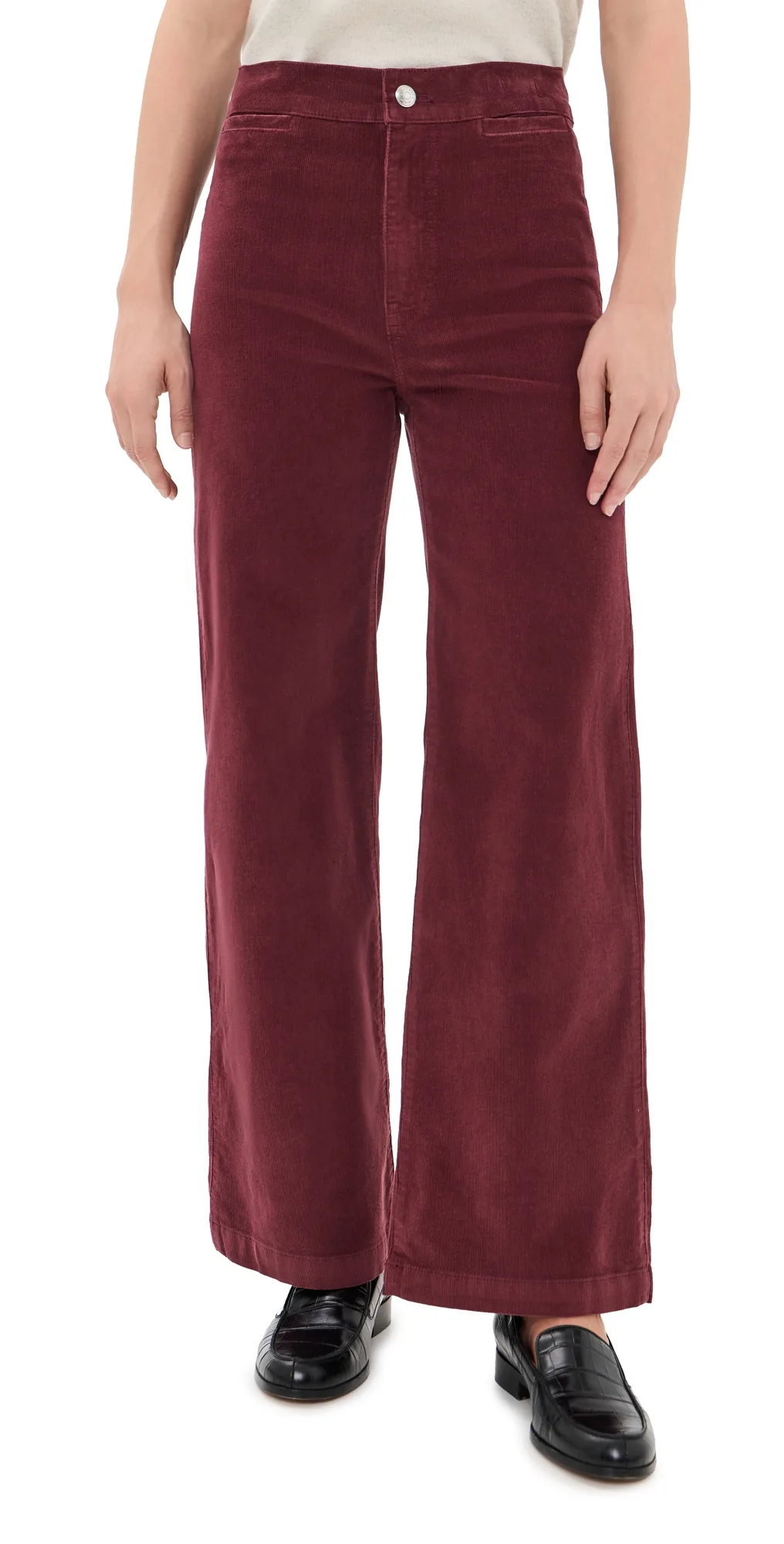 The Petite Wide Leg Corduroy Pants by Madewell