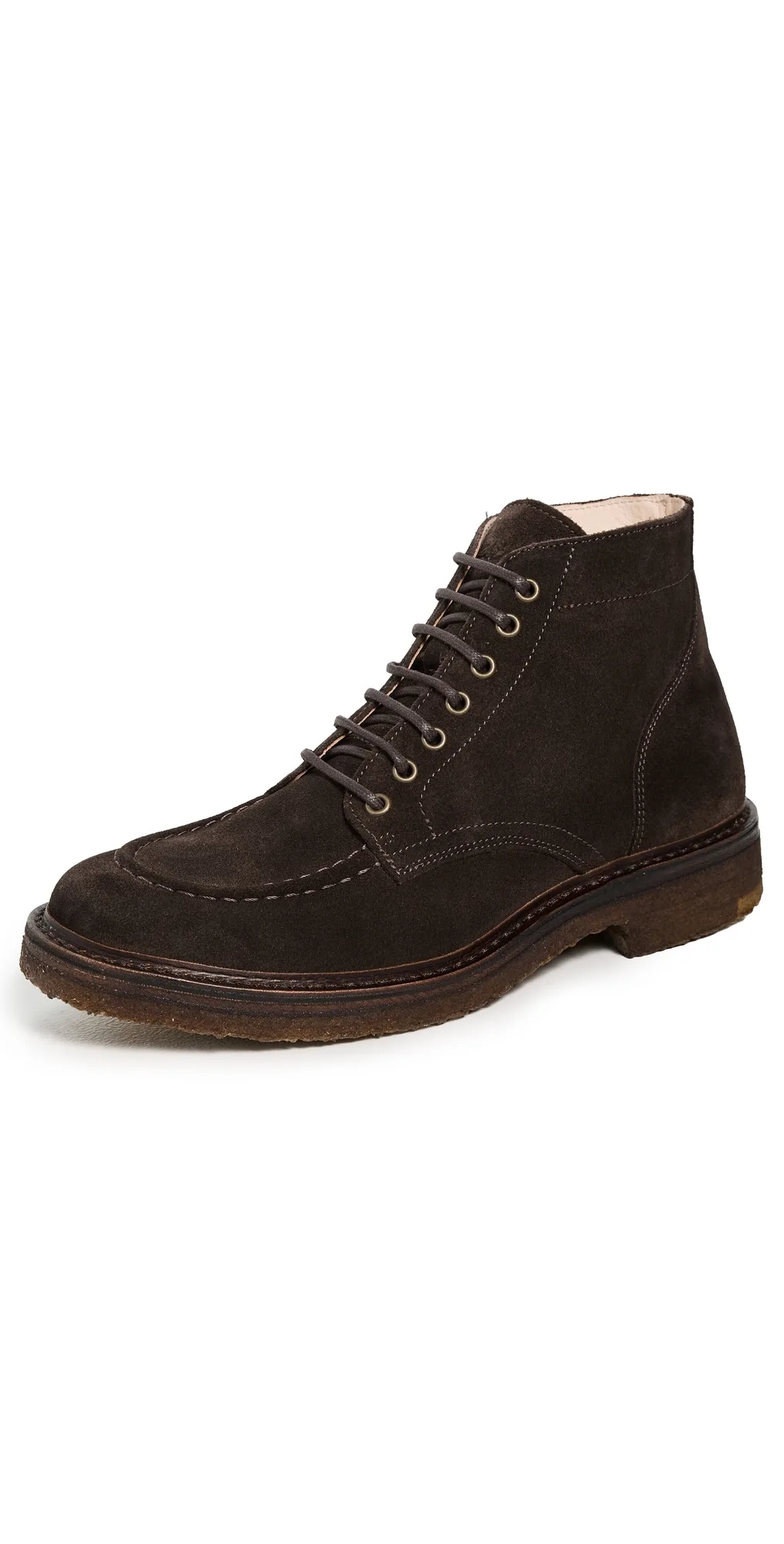Nuvoflex Suede Apron Toe Boots by Astorflex