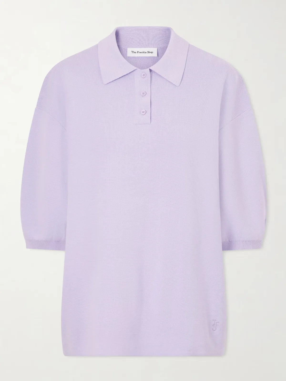 - Nola Knitted Cotton Polo Shirt -