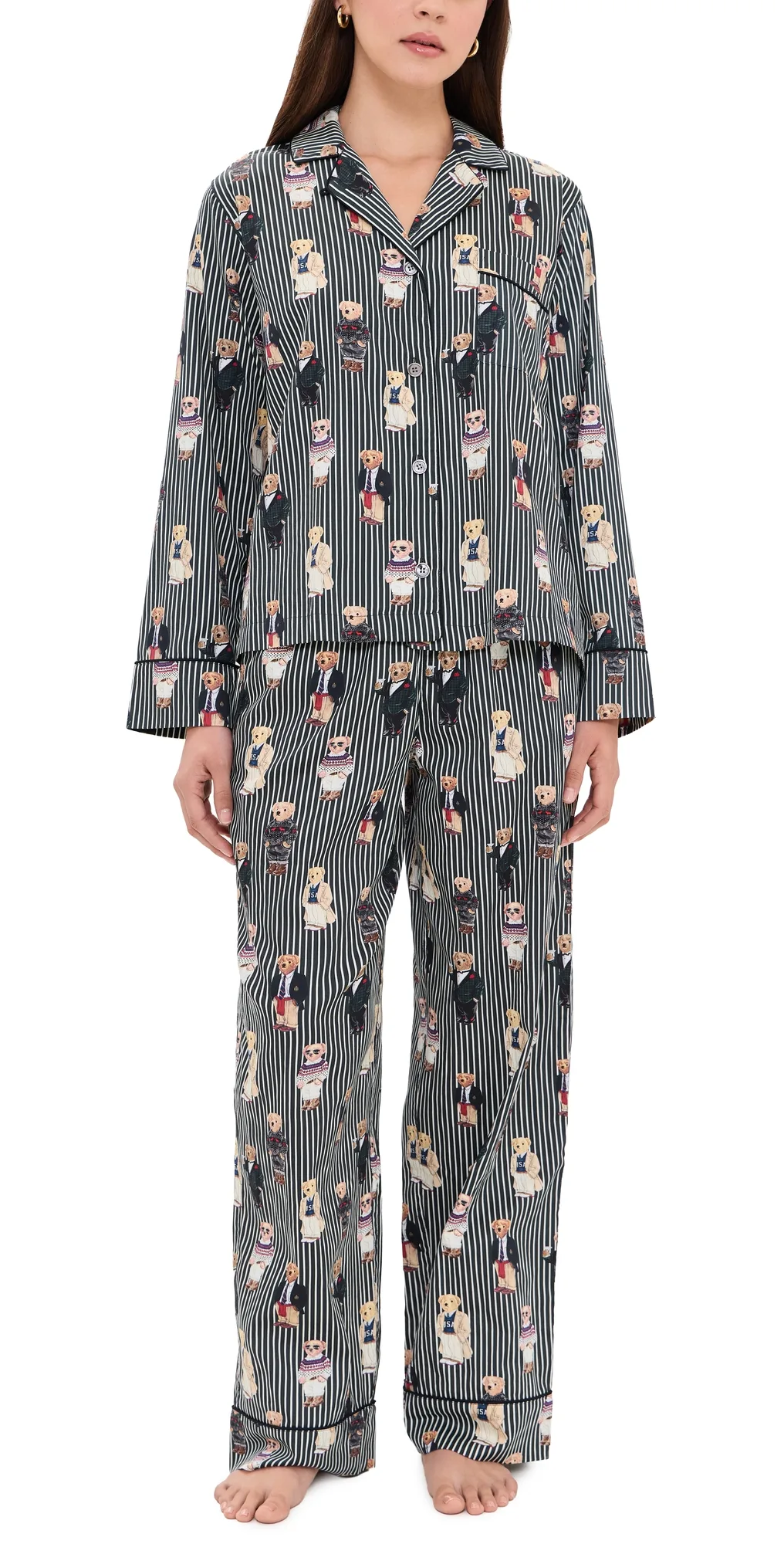 Madison All Over Bear Pajama Set by Polo Ralph Lauren