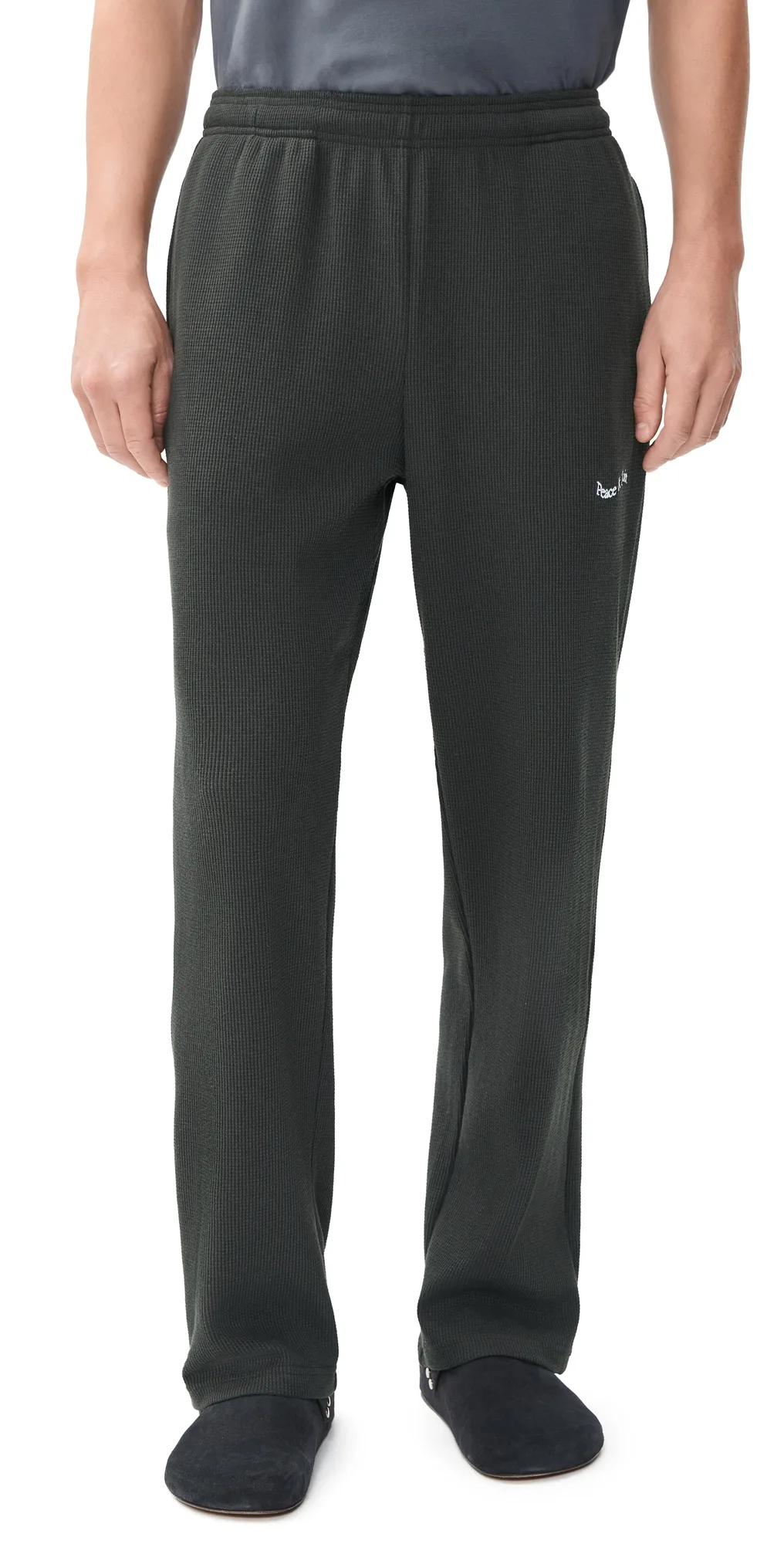Wordmark Waffle Pants by Museum of Peace and Quiet