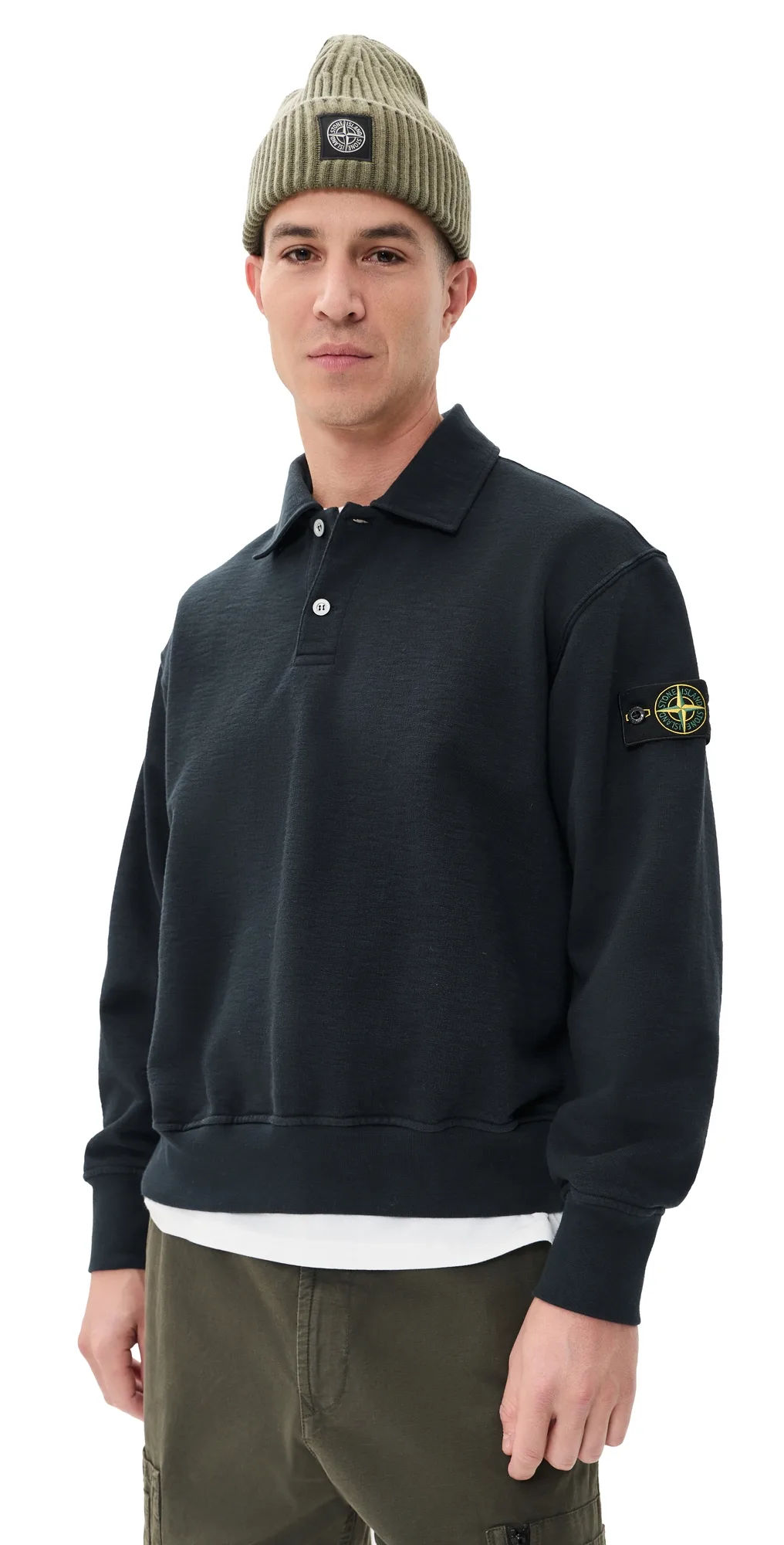 Polo Sweatshirt by Stone Island