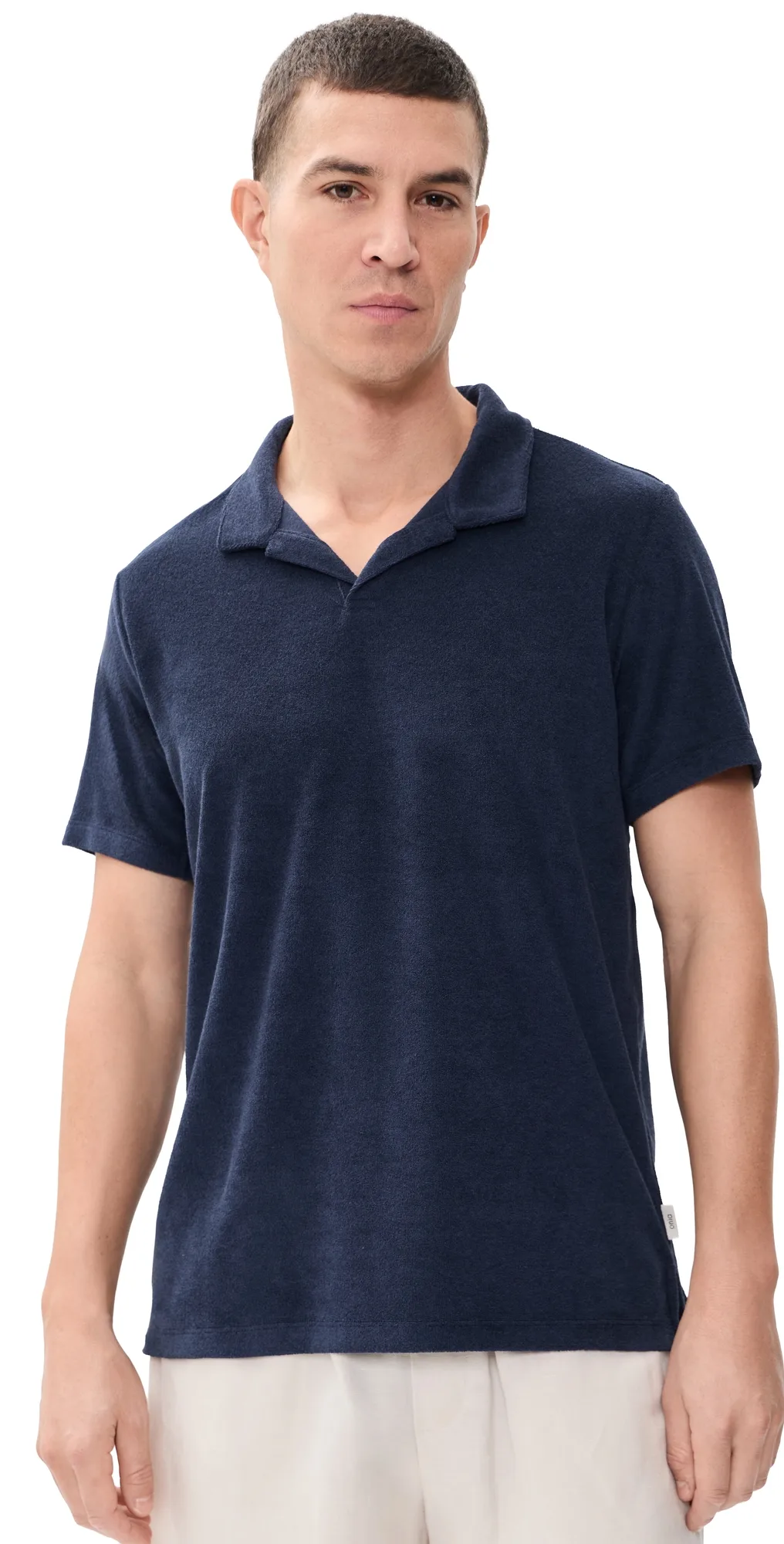 Towel Terry Johnny Collar Polo by Onia