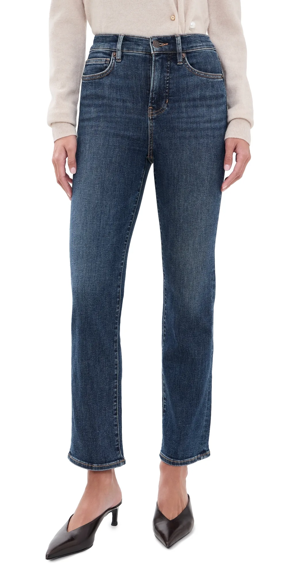 Jean Milla Slim Straight Jeans by Veronica Beard