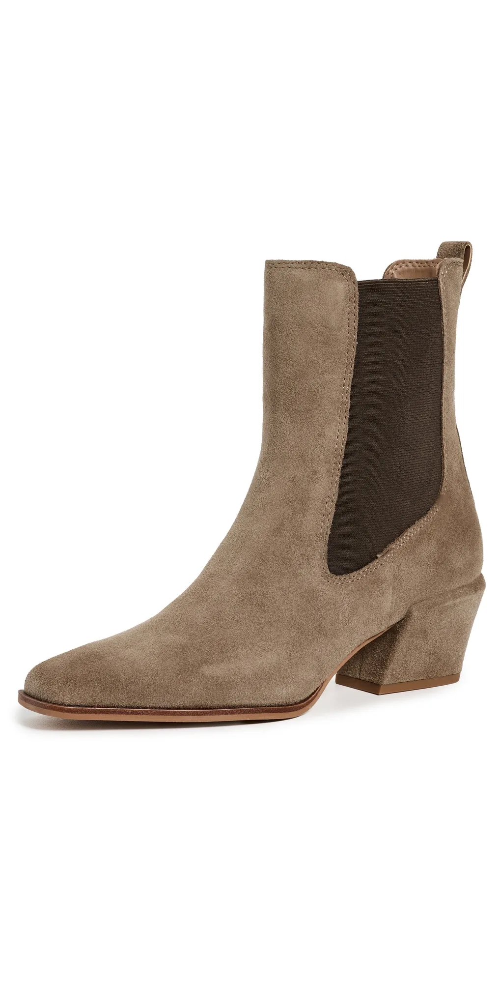 Lino Booties Taupe Suede by Dolce Vita