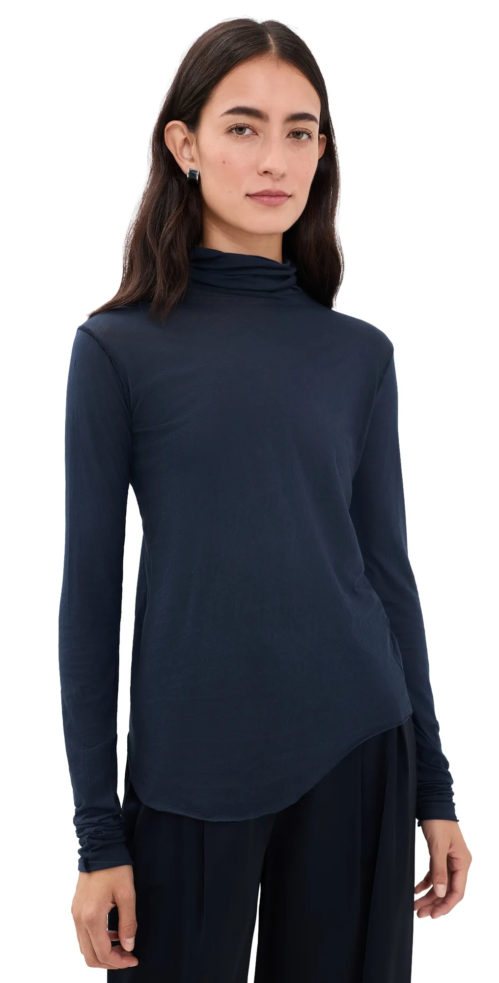 Molly Tissue Cotton Turtleneck