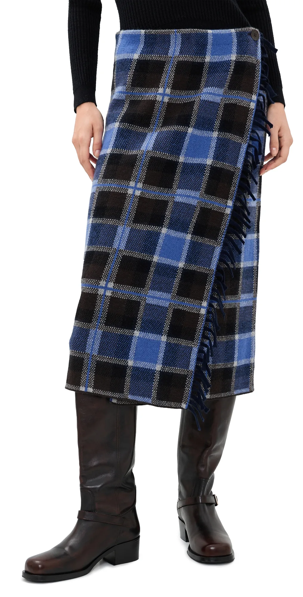 Tartan Wrap Skirt