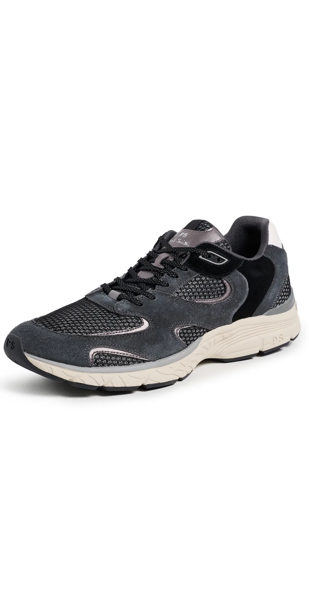 PS Paul Smith Shane Black Mesh Sneakers by Paul Smith