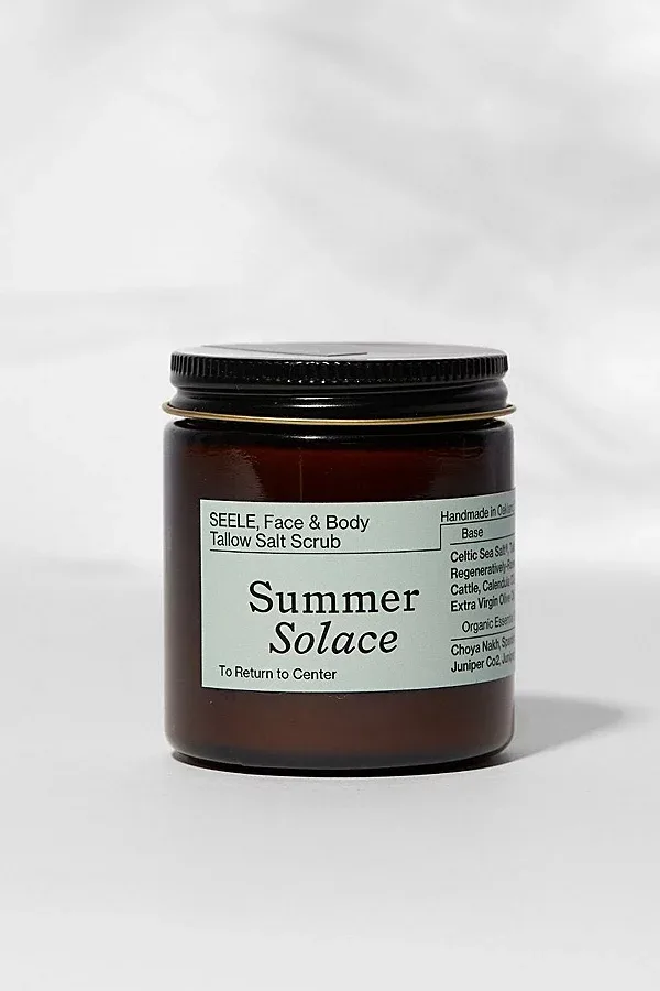Summer Solace Tallow Seele Exfoliating Sea Salt Scrub by Summer Solace Tallow