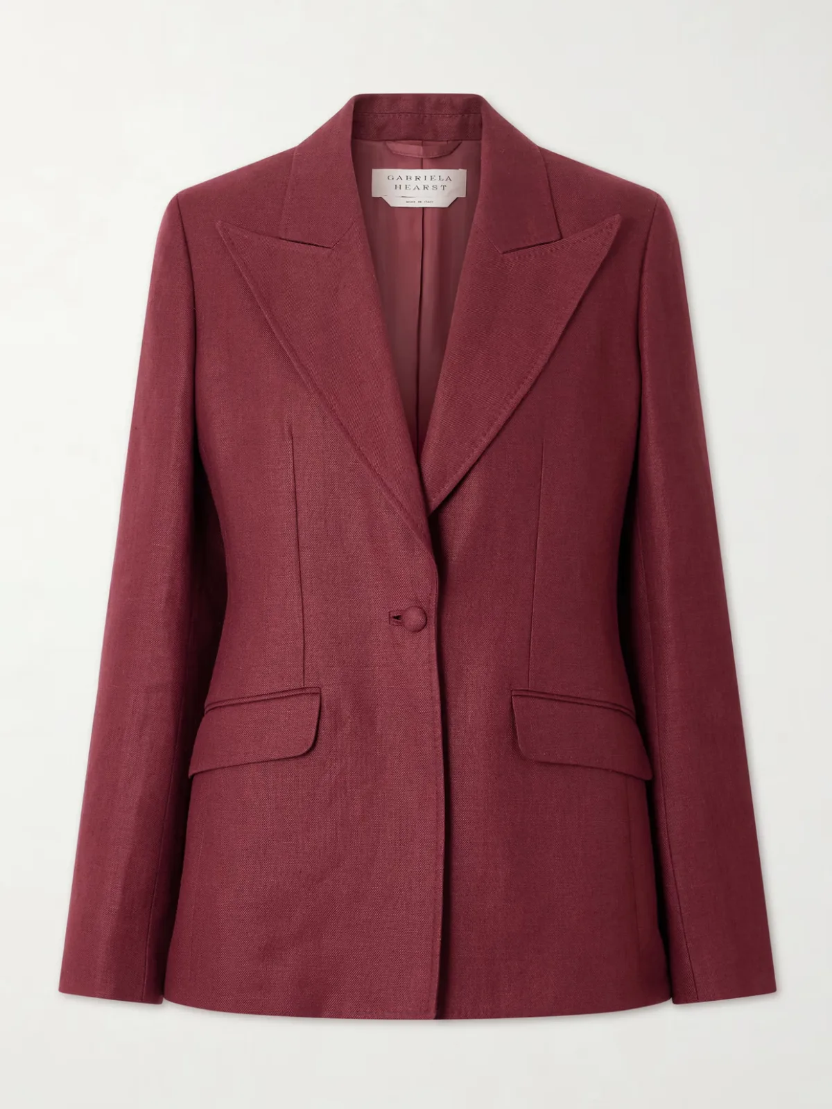 - Levia Linen-twill Blazer - by Gabriela Hearst
