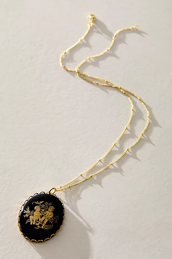 Jules Onyx Zodiac Necklace by Free People