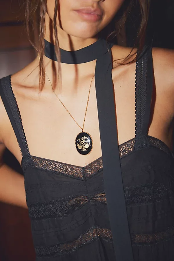 Jules Onyx Zodiac Necklace