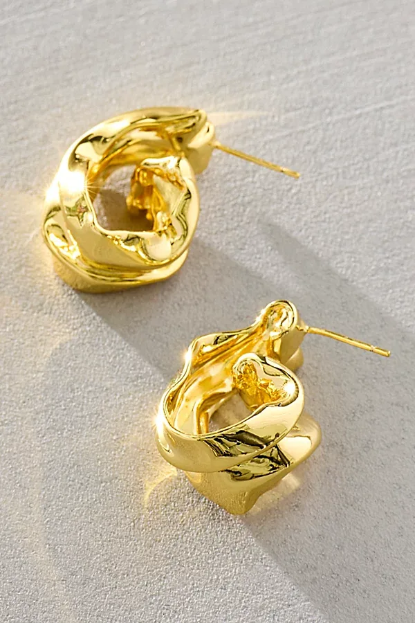 Anita Berisha the Big Wave Earrings by Anita