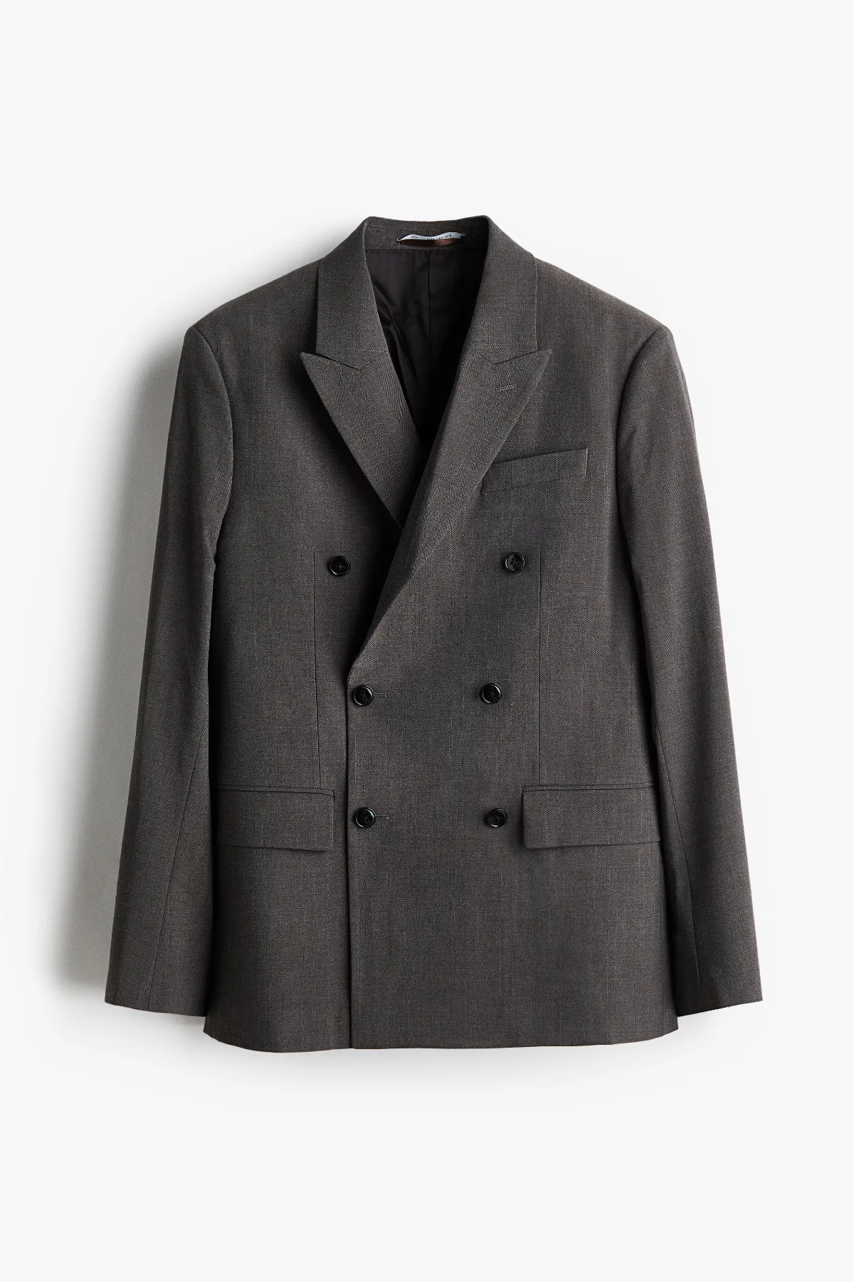 Relaxed-Fit Double-Breasted Jacket