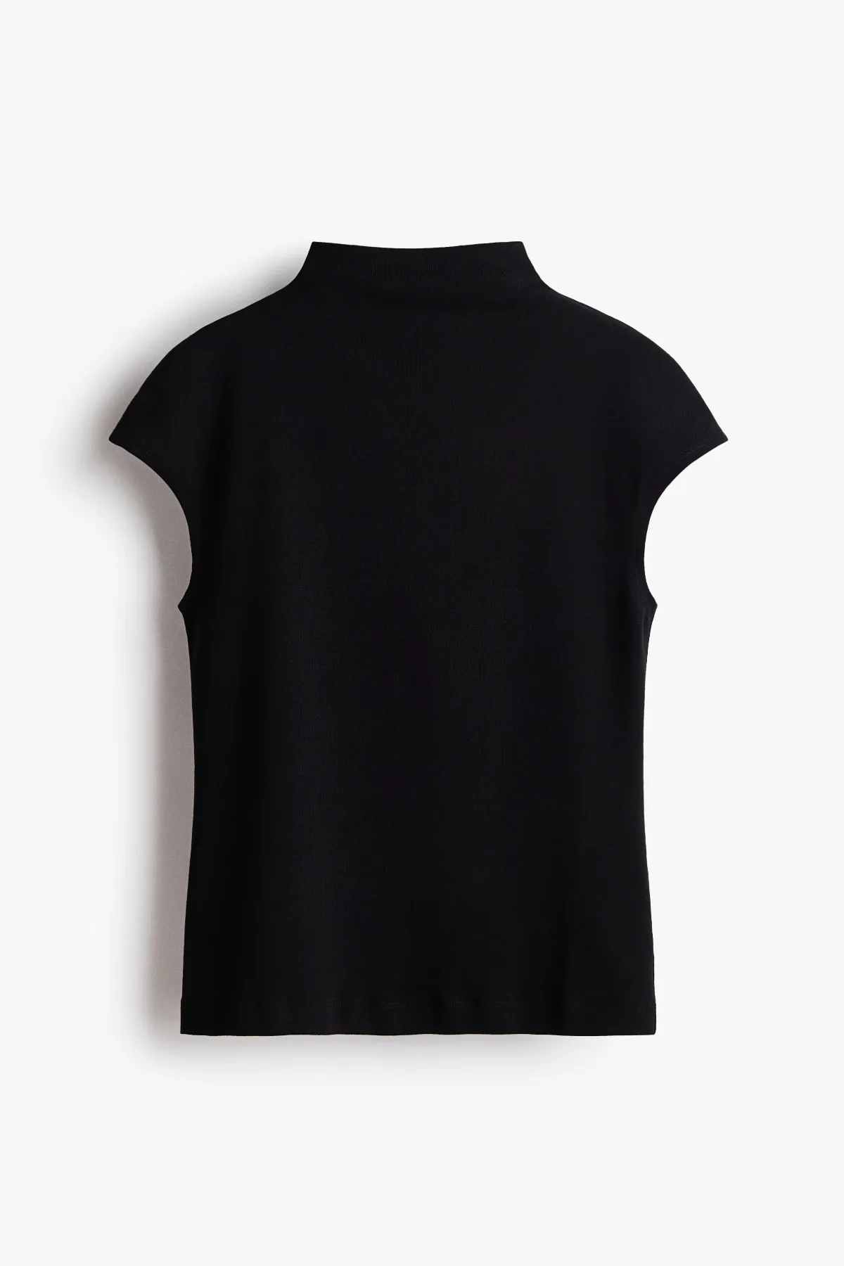 Stand-Up Collar Jersey Top by H&M
