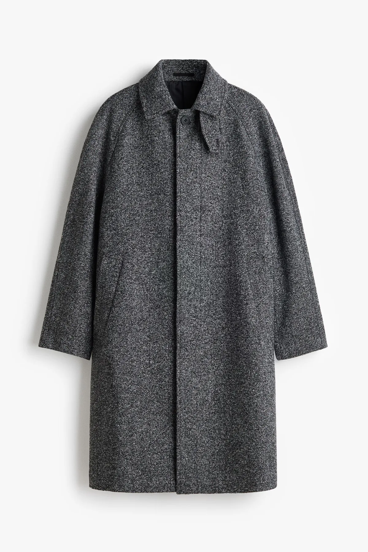 Wool-Blend Car Coat