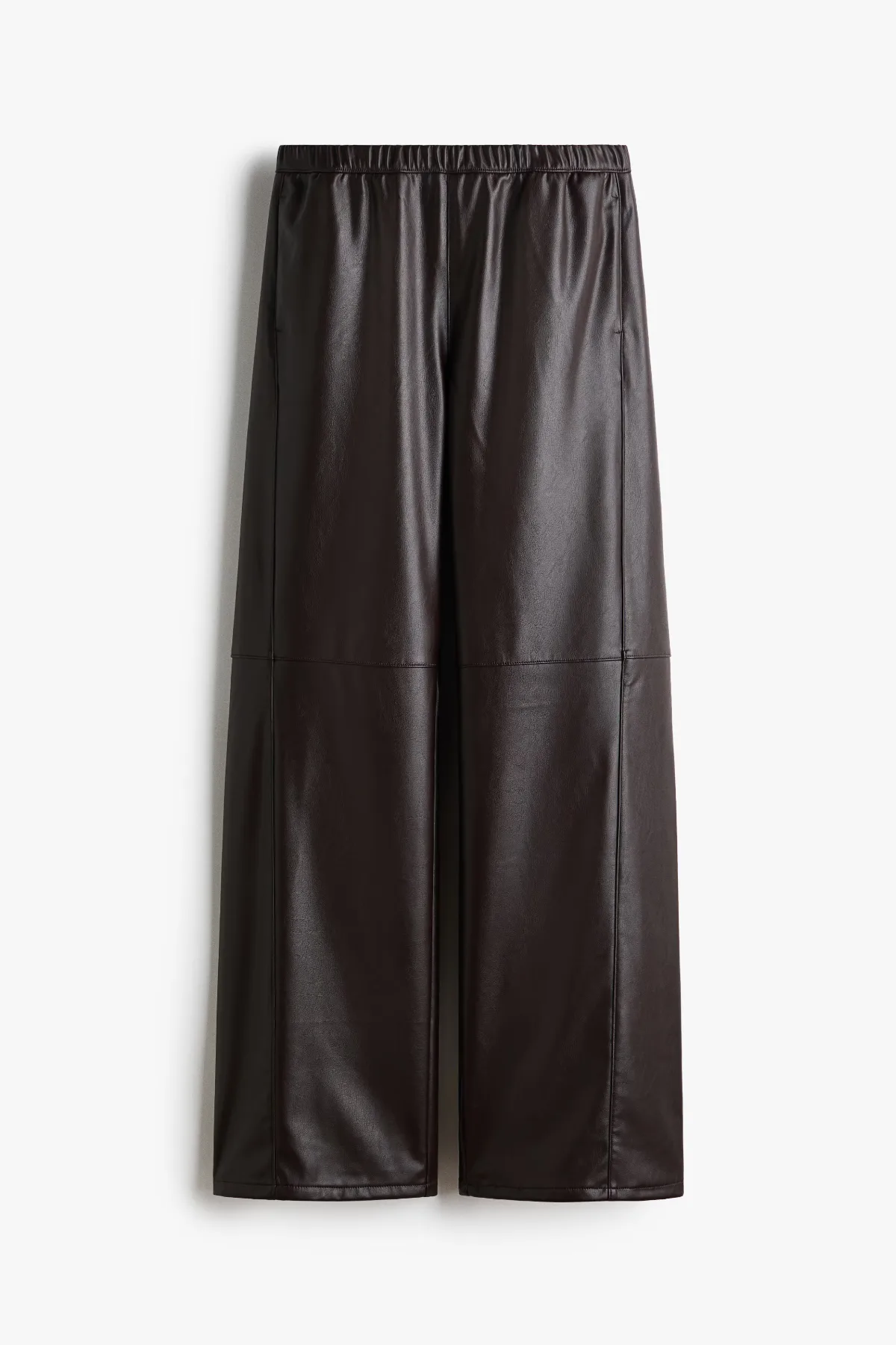Wide-Leg Coated Pants by H&M