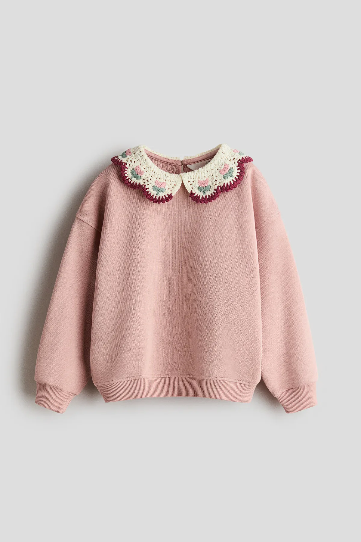 Sweatshirt with Collar by H&M