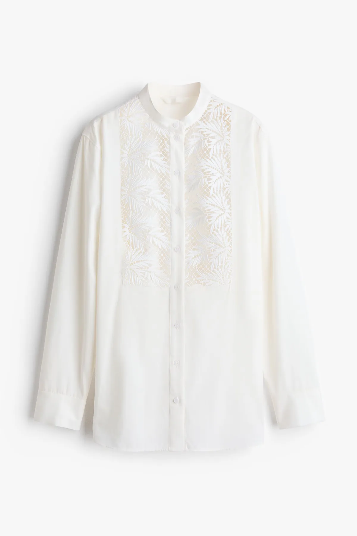 Oversized Embroidered Shirt by H&M