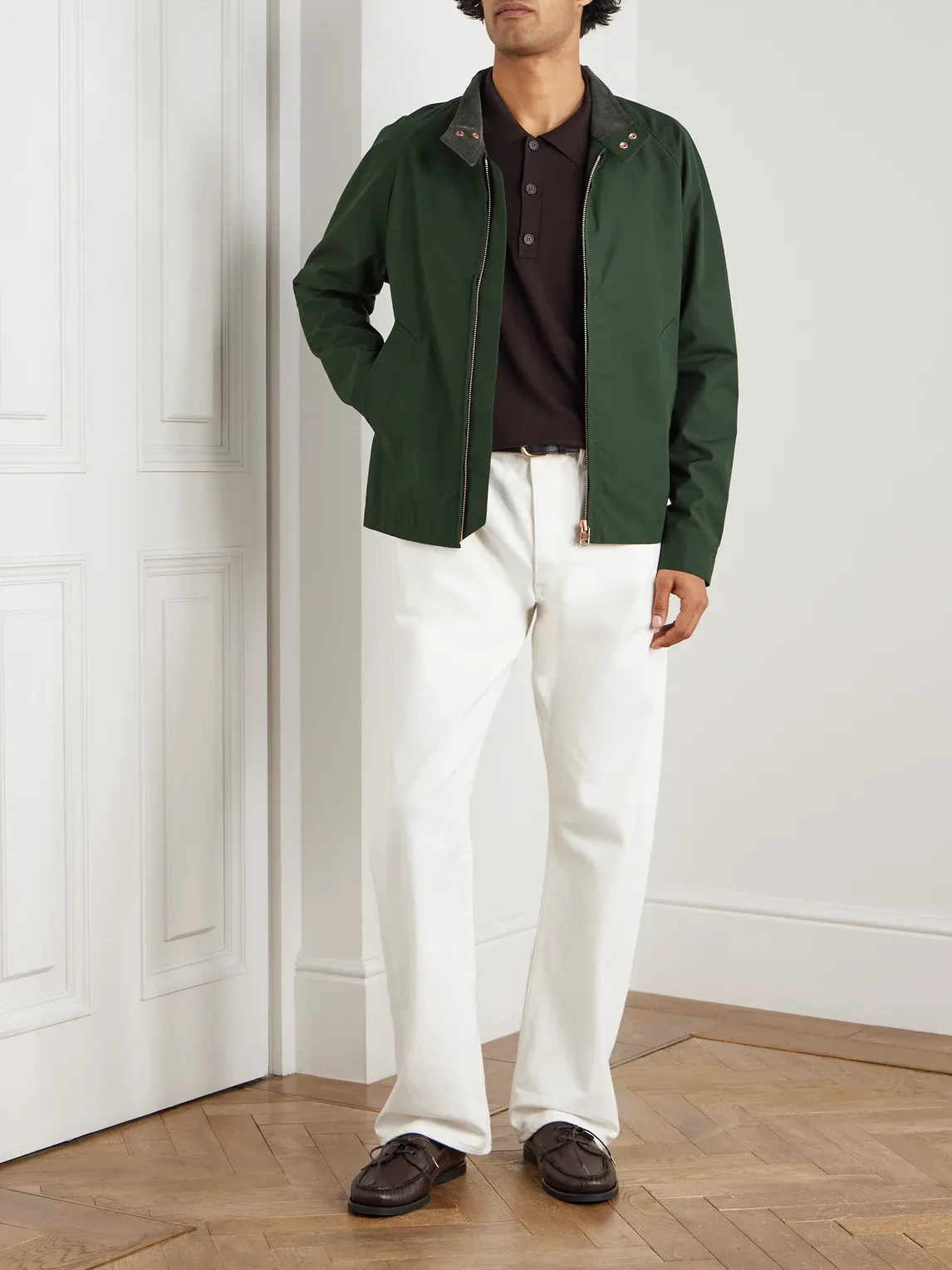 Cotton-Ventile Harrington Jacket by Private White Vc