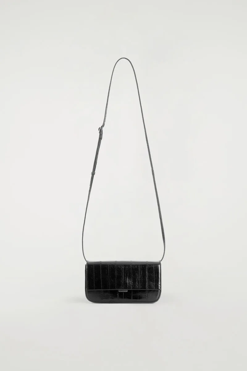 Parquet Shoulder Bag - Eel-Effect Leather by COS