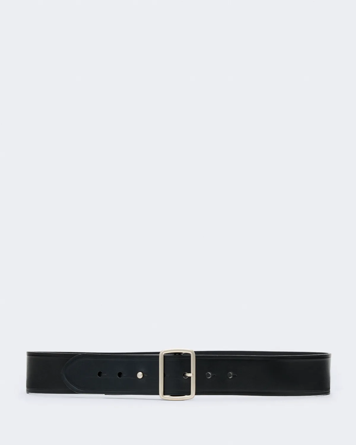 George Collar-Stud Leather Belt by AllSaints