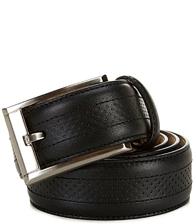 Perforated Leather Belt
