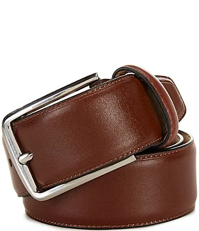Drop Edge Leather Belt
