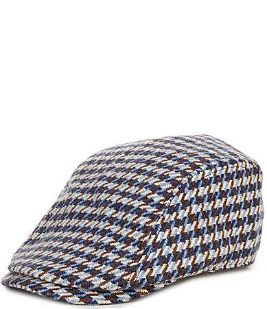 Cremieux Blue Label Houndstooth Ivy Hat by Cremieux