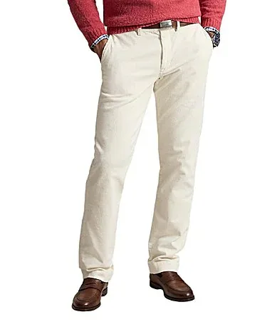 Straight Fit Stretch Corduroy Pants