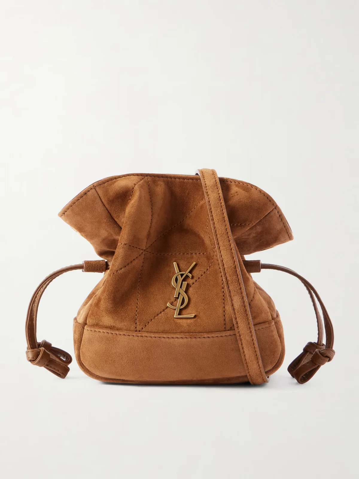 - Jamie Mini Embellished Suede Shoulder Bag -