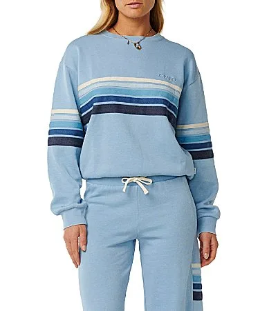 Surf Revival Relaxed Fit Crewneck Coordinating Pullover