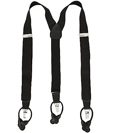 Two-Toned Convertible Y-Back Suspenders