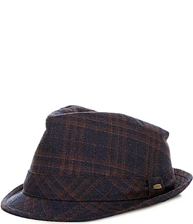Blue Label Classic Plaid Fedora by Cremieux