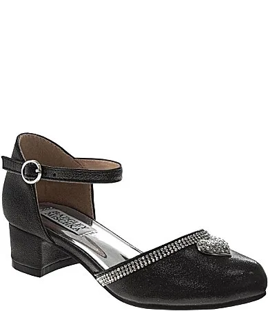 Nellie Rhinestone Heart Dress Pumps by Badgley Mischka