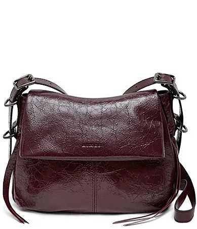 Bali Leather Flap Pocket Crossbody Bag by Aimee