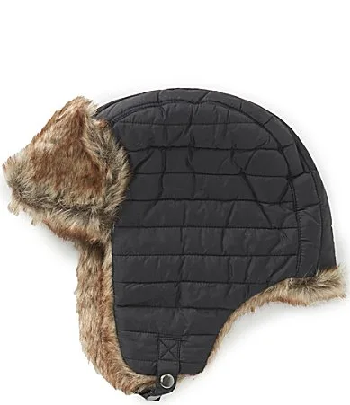 Faux Fur Lined Trapper Hat by Class Club