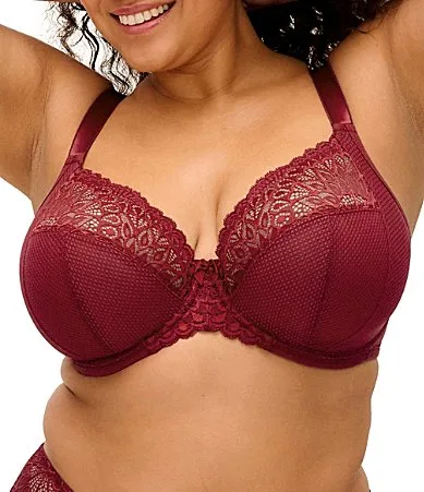 Tiernie Full Busted Underwire Stretch Plunge Bra