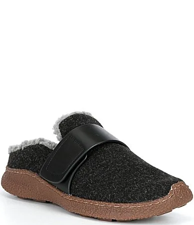 Rubie Wool and Leather Slippers by Brioso