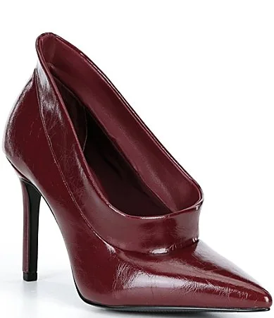 Ricci Wrinkle Shine Stiletto Pumps by Gianni Bini