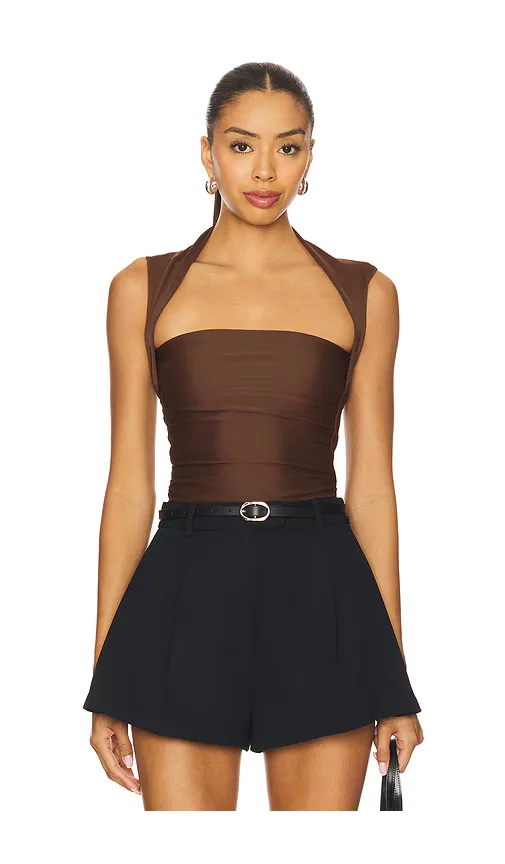 Amanda Uprichard x Revolve Short Sleeve Momo Top