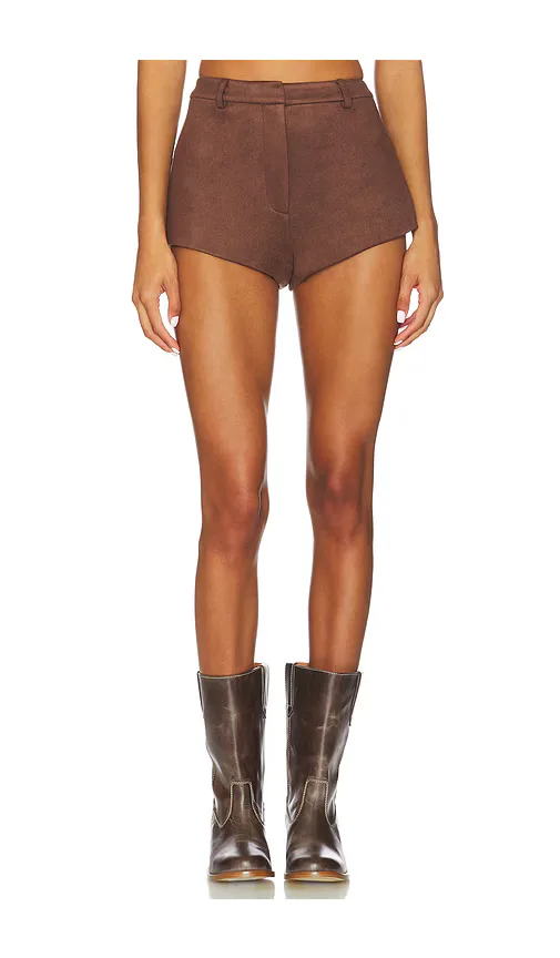 Bardot x Revolve Jayla Faux Suede Mini Short