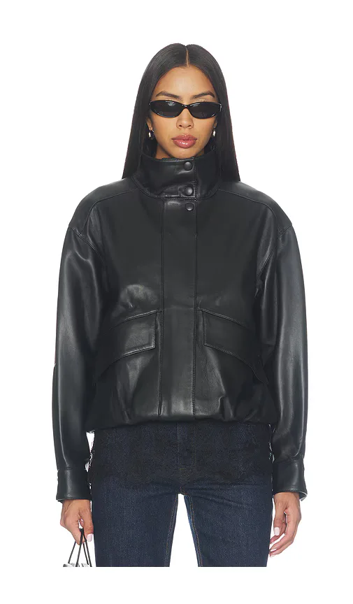 The Cohen Leather Bomber Jacket