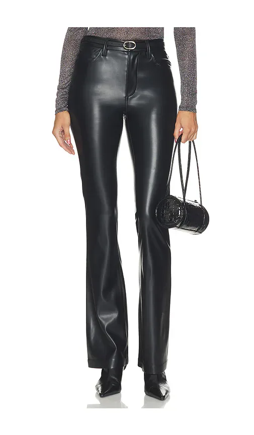 The Faux Leather Hi Honey Bootcut Pants